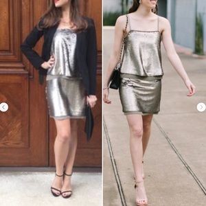 Banana Republic Silk & Sequin Dress, 6